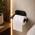 Wall-Mounted Toilet Paper Holder – Matte Black